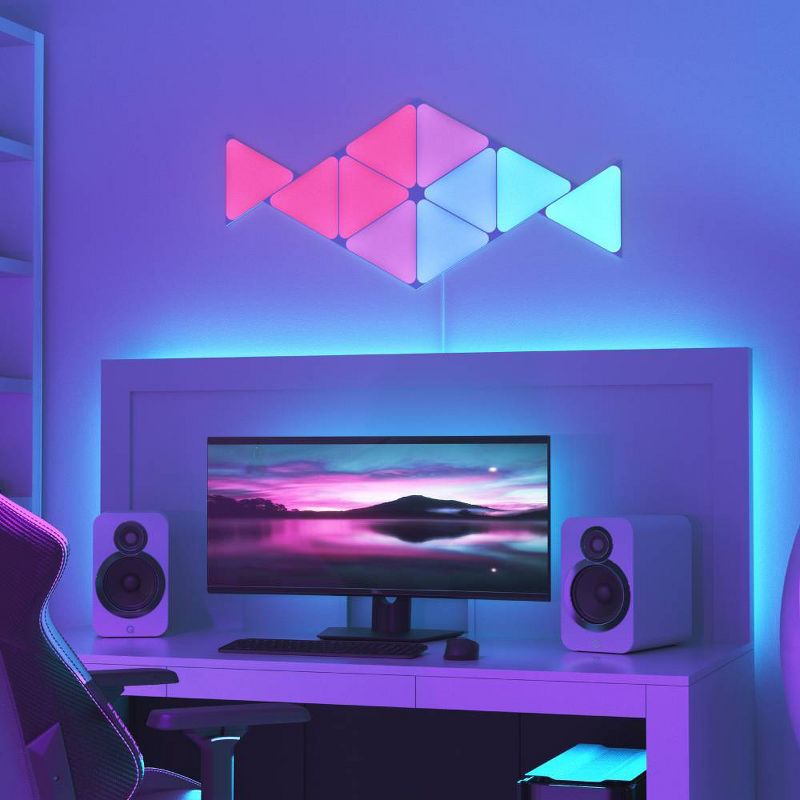 Nanoleaf 7pk Shapes Triangle Smarter LED Light Kit