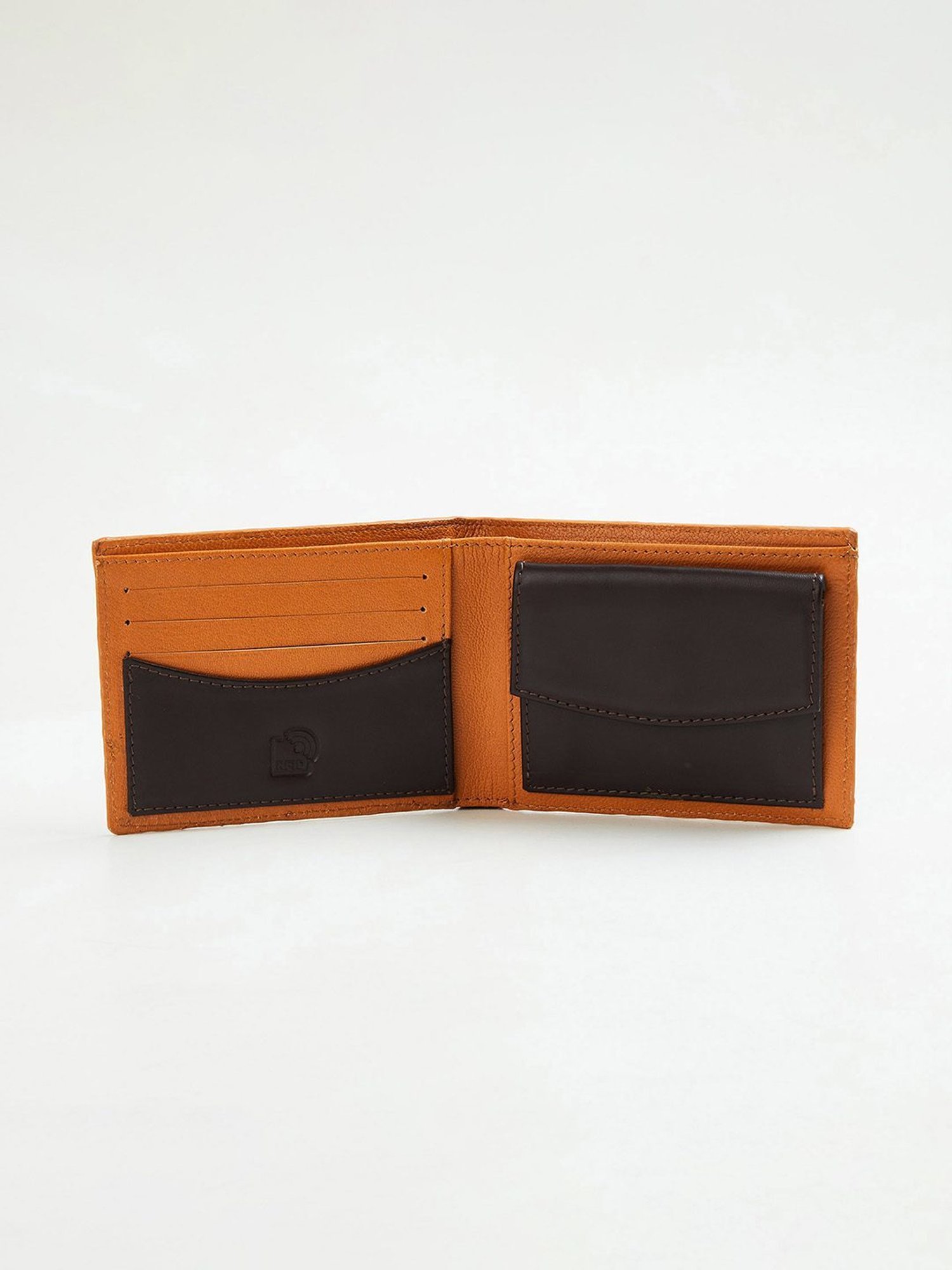 Code by Lifestyle Brown Leather Bi-Fold Wallet for Men