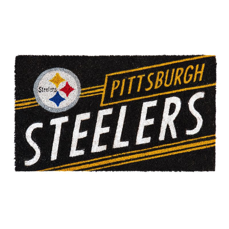 Evergreen Pittsburgh Steelers Pittsburgh Steelers, Coir Punch Mat