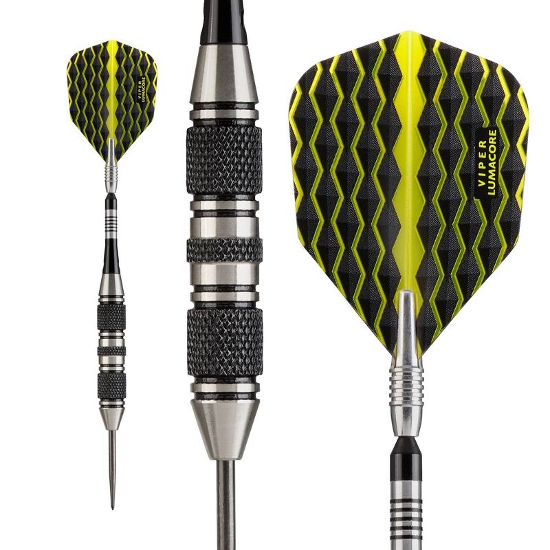 Viper The Freak 22 Grams Steel Tip Darts 3 Knurled Rings Barrel