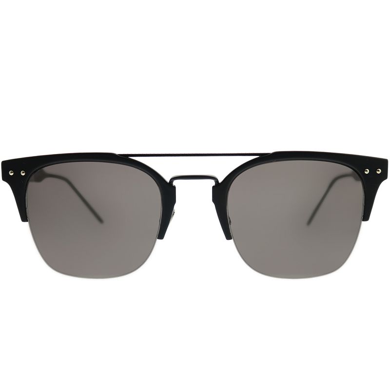 Bottega Veneta  001 Unisex Rectangle Sunglasses Black 52mm