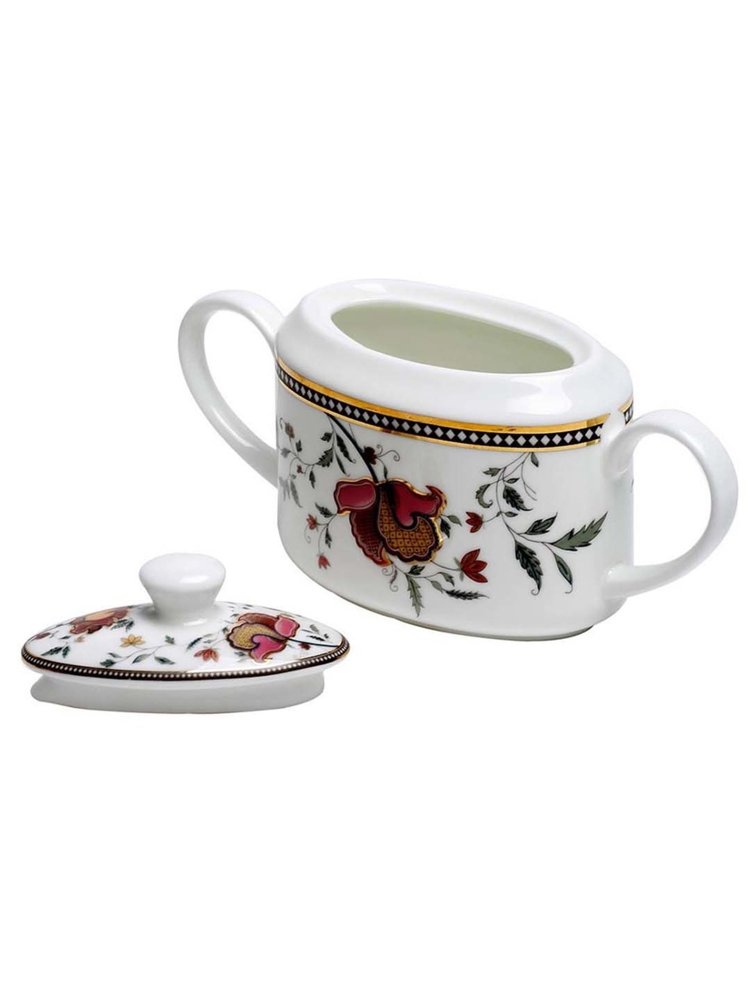 Fabindia Zoya Multicolor Ceramic Beverage Accessories - Set of 9