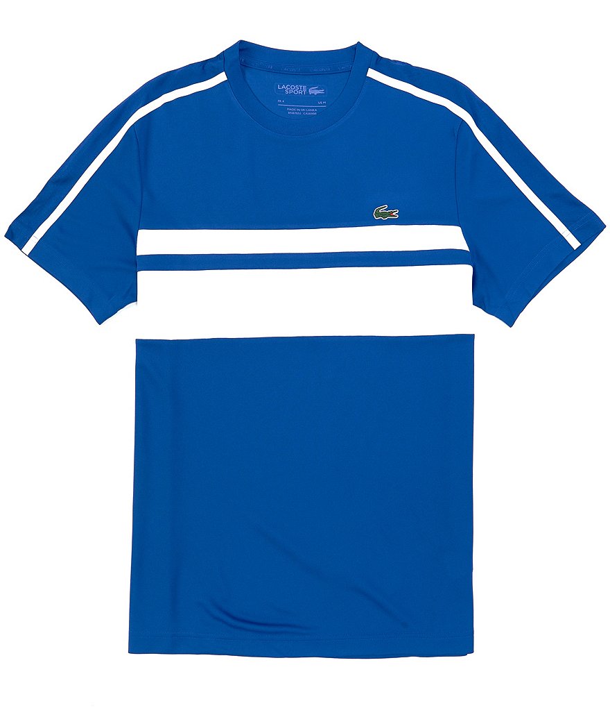Lacoste Sport Chest Stripe Performance Short-Sleeve Tee