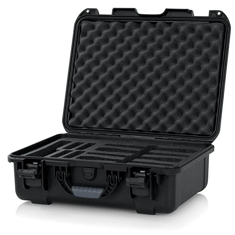 Cases Titan Series Water Proof Injection Molded Case Fits up to 4 Wireless Microphones (GM-04-WMIC-WP)