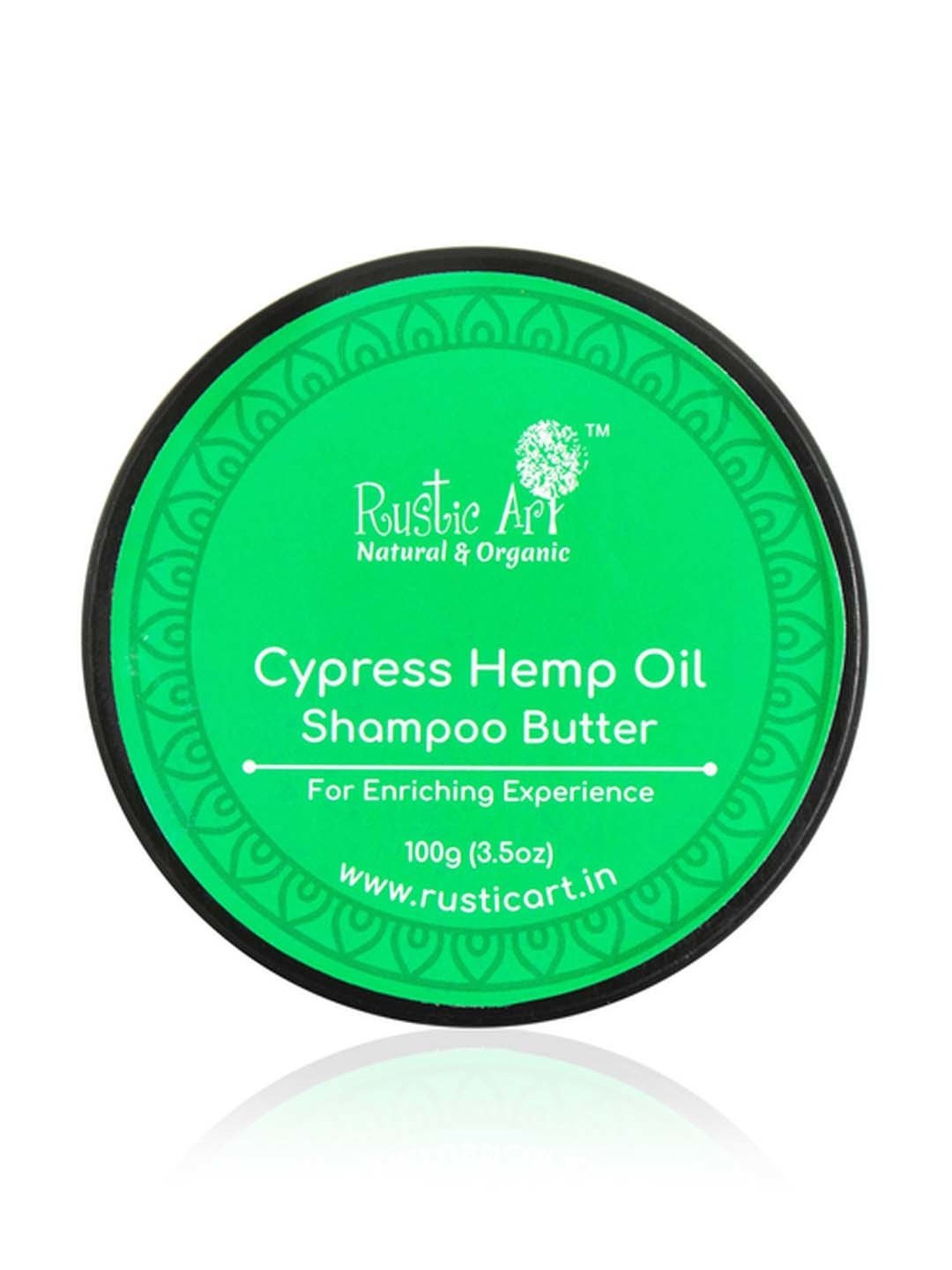 Rustic Art Cypress Hemp Oil Shampoo Butter - 100 gm