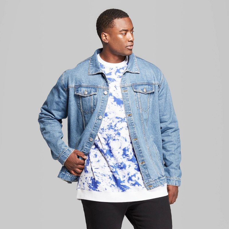 Men's Casual Fit Lightweight Chore Jacket - Goodfellow & Co™ Gray 2XL