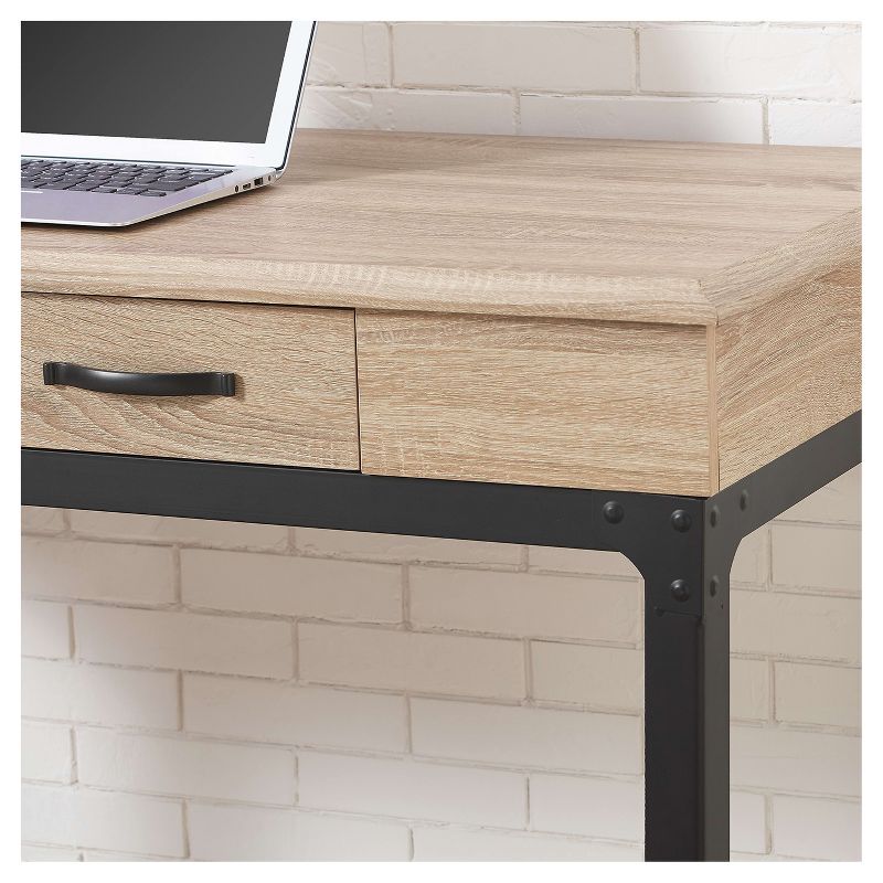 Toledo Computer Desk - White Oak - Whalen