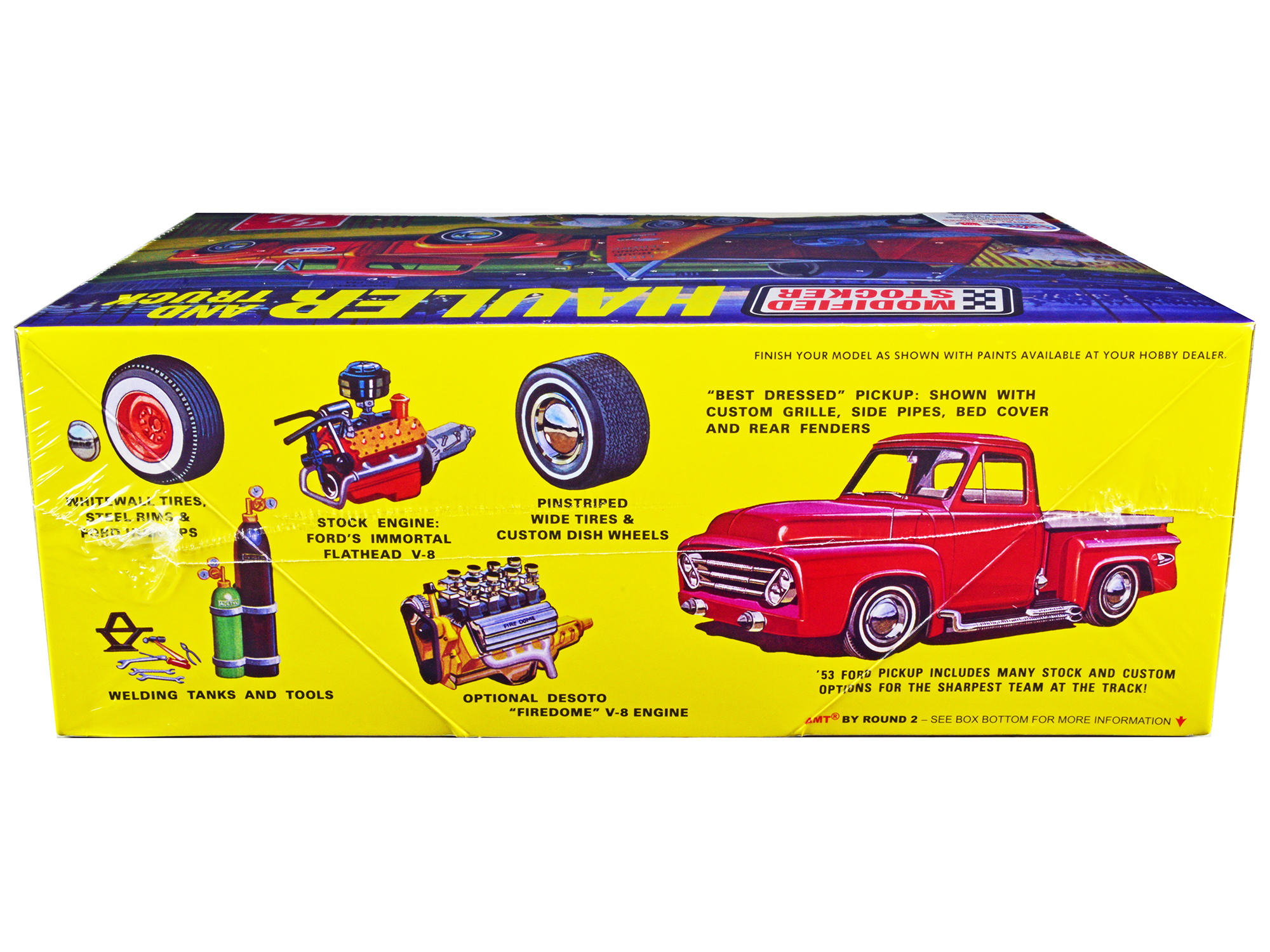 Skill 2 Model Kit 1978 Ford 4x4 Pickup Truck "Firestone Super Stones" 1/25 Scale Model by AMT