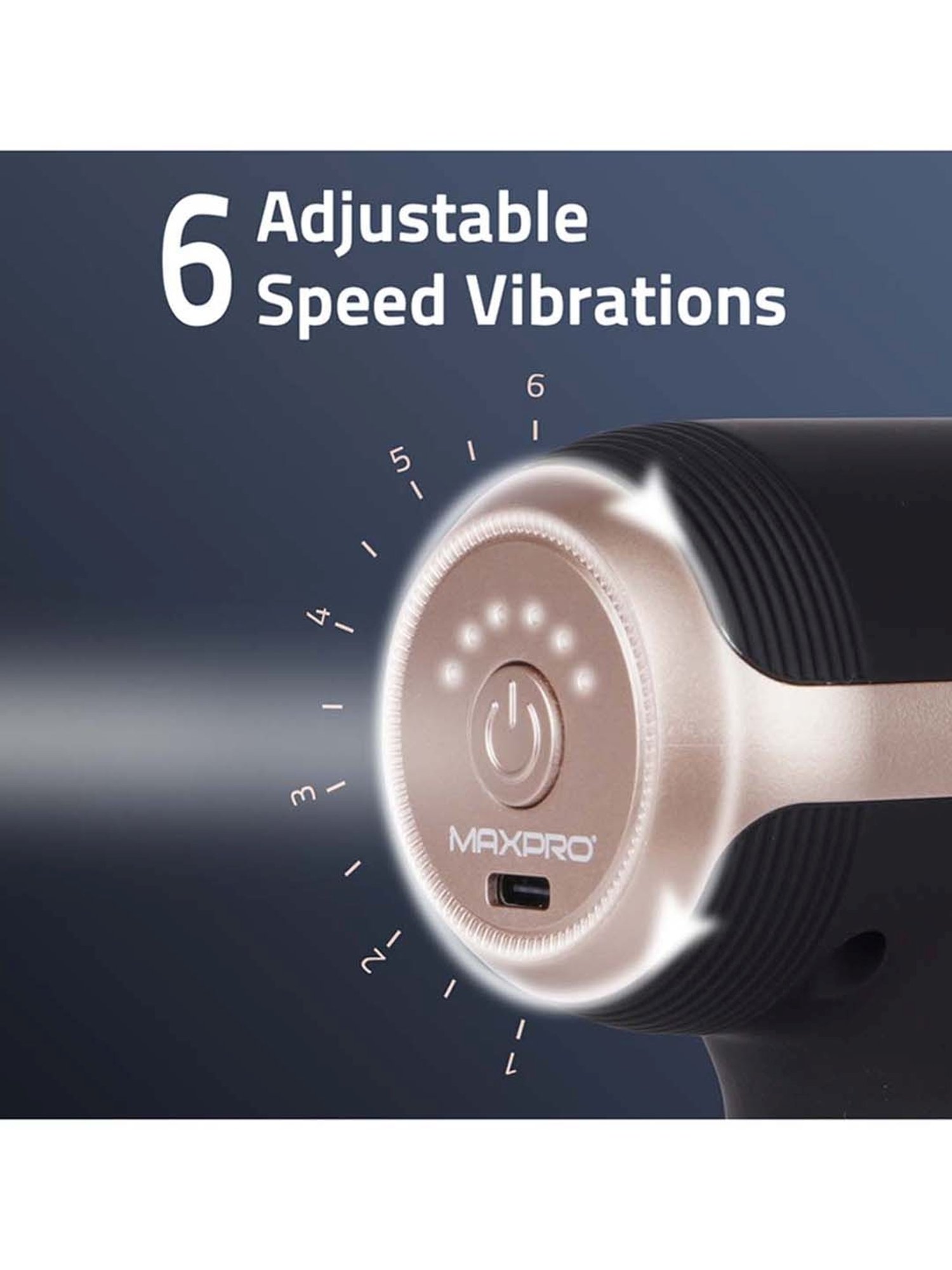 MAXPRO MP-MG01 Handheld Precision Muscle Massage Gun for Full body pain relief, Rechargeable