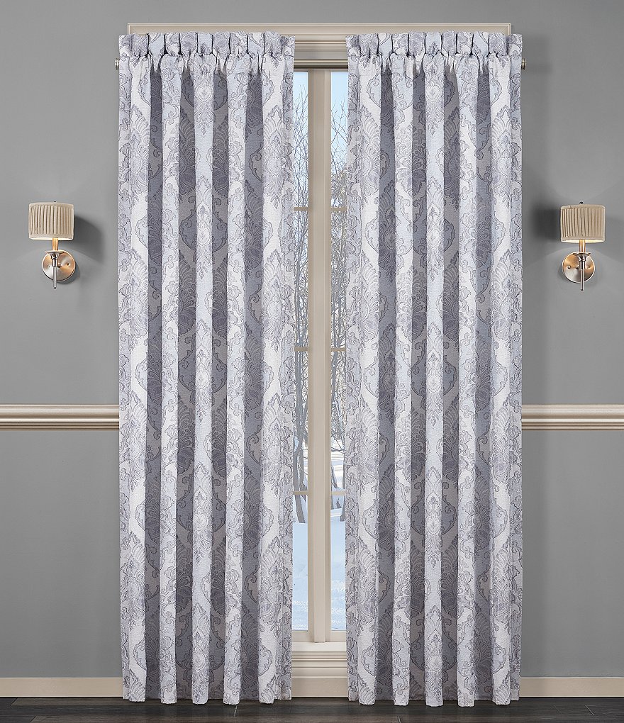 84"x52" Gaultier Blackout Curtain Blue - Beautyrest