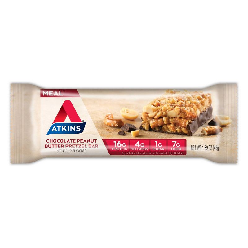Atkins Meal Bar - Chocolate Peanut Butter Pretzel - 5ct