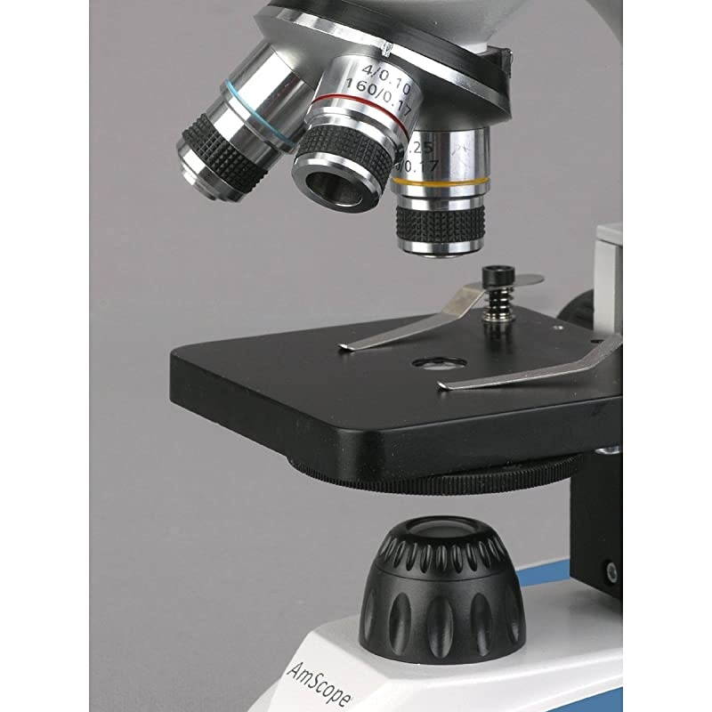 M158C Cordless Compound Monocular Microscope with WF10x and WF25x Eyepieces