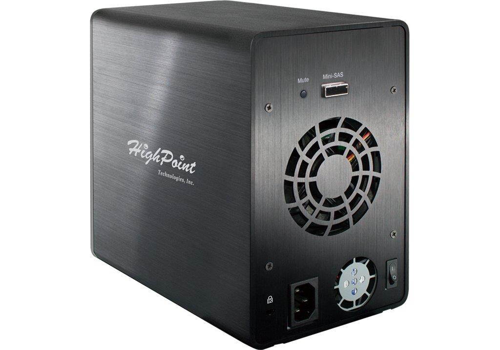HighPoint RocketStor 6414VS 6Gb/s SAS/SATA Value RAID Class 4-Bay Storage Tower Enclosure