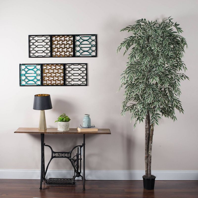 6' Artificial Variegated Smilax Deluxe - Vickerman