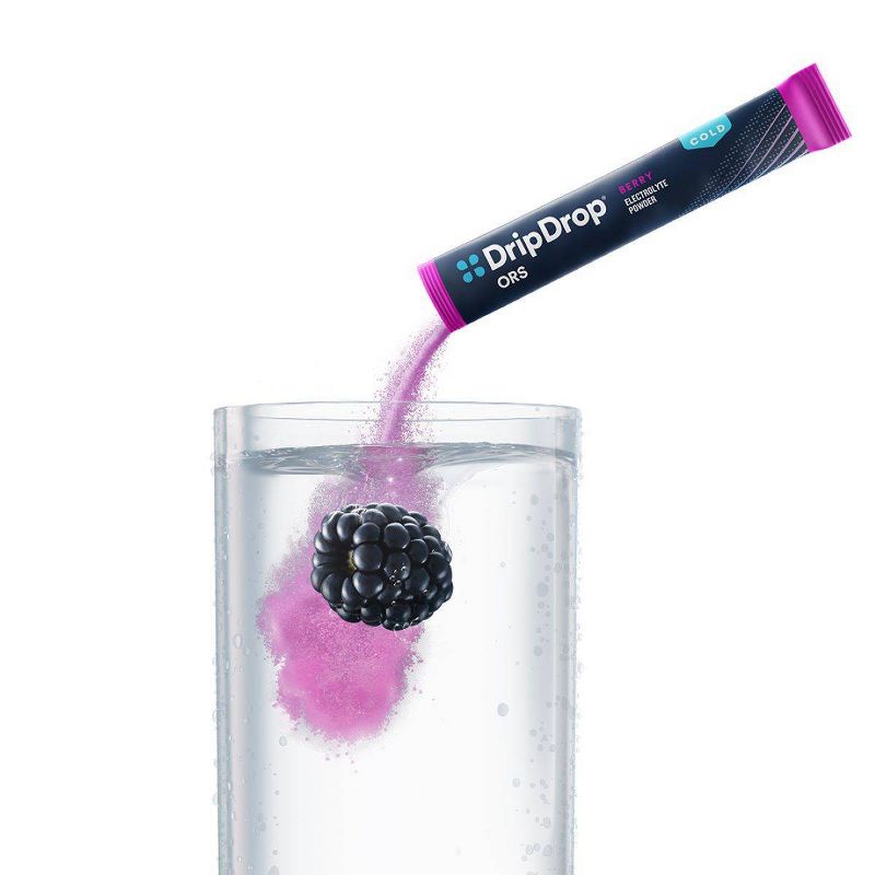 DripDrop ORS 10g Electrolyte Powder - Berry - 8ct