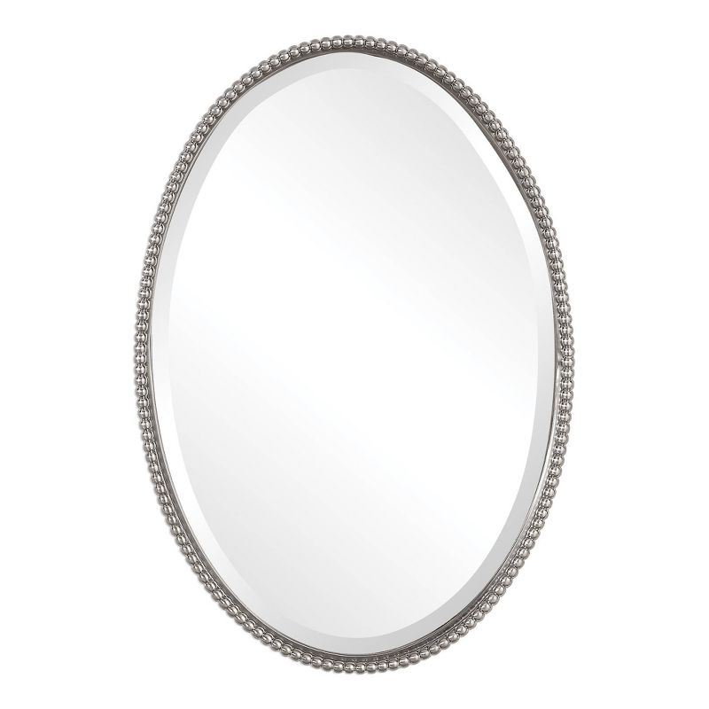 Oval Sherise Decorative Wall Mirror Brushed Nickel - Uttermost
