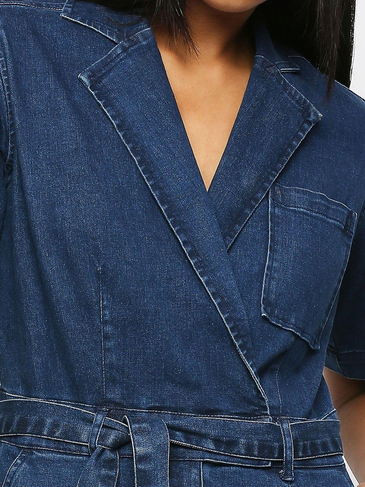 Pepe Jeans Blue Cotton Jumpsuit