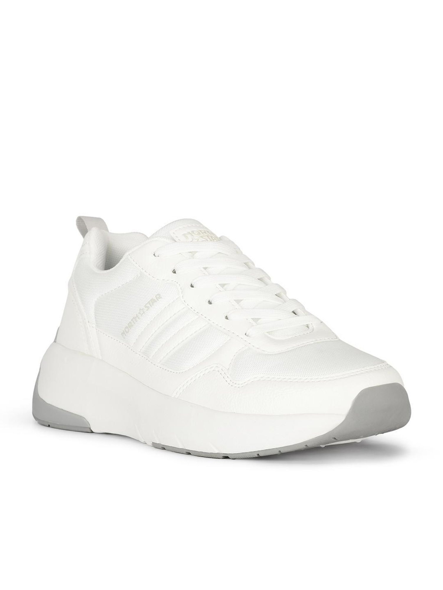 North Star by Bata Women's HUCK White Sneakers