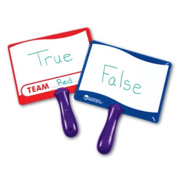 Write-On/Wipe-Off Answer Boards 8"x6" Multi