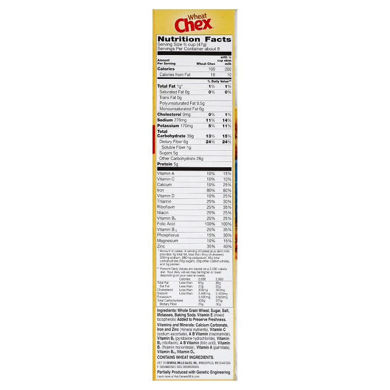 Chex Wheat Breakfast Cereal - 14oz - General Mills