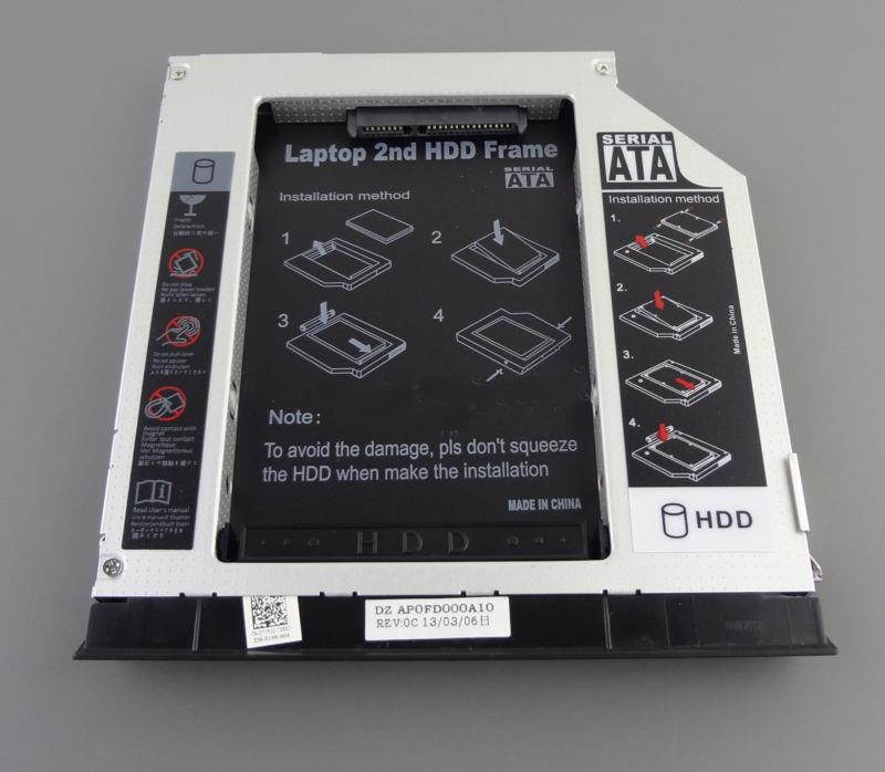 2nd HDD SSD Caddy For Dell Latitude E6330 E6420 E6520 E6320 E6430 E6530