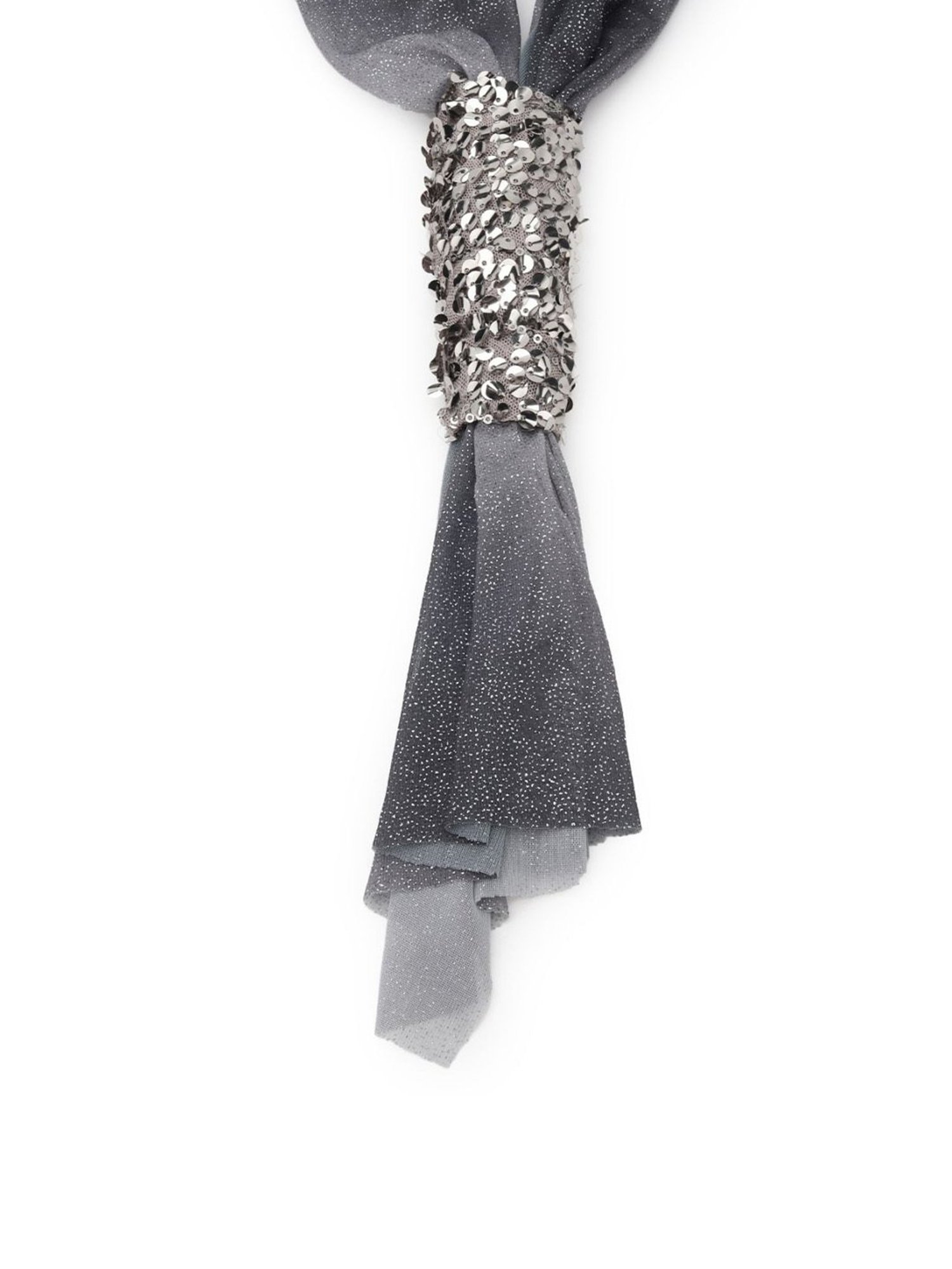 Odette Grey Fabric Embellished Collar