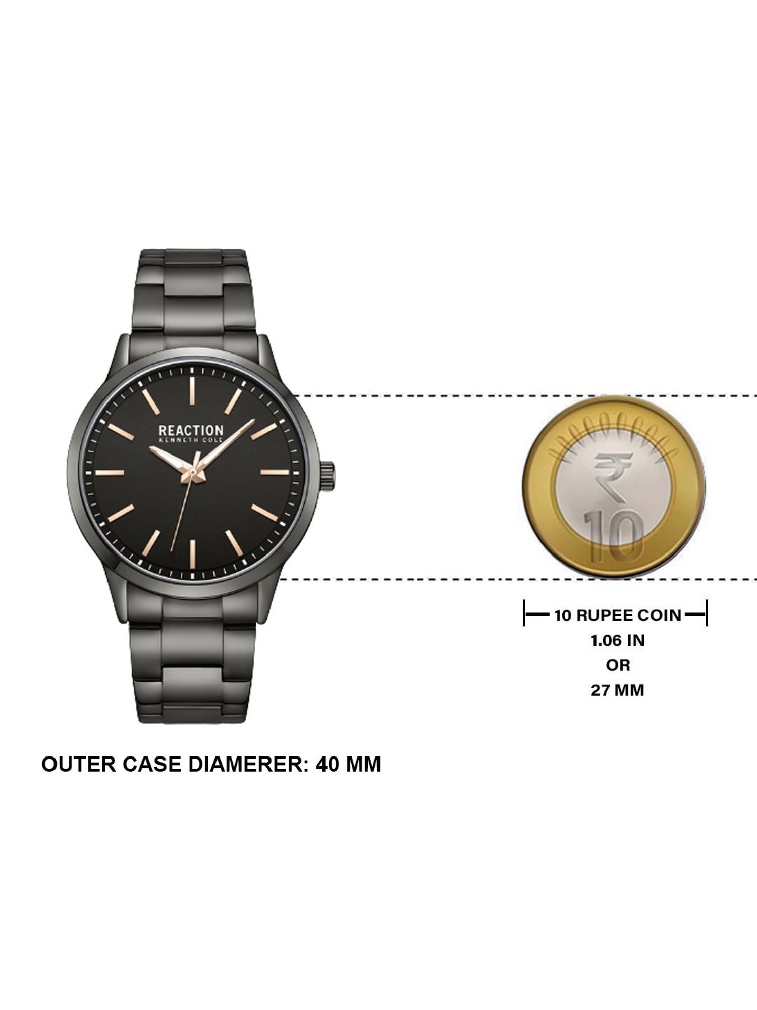 Reaction Kenneth Cole KRWGG9007404 Analog Watch for Men