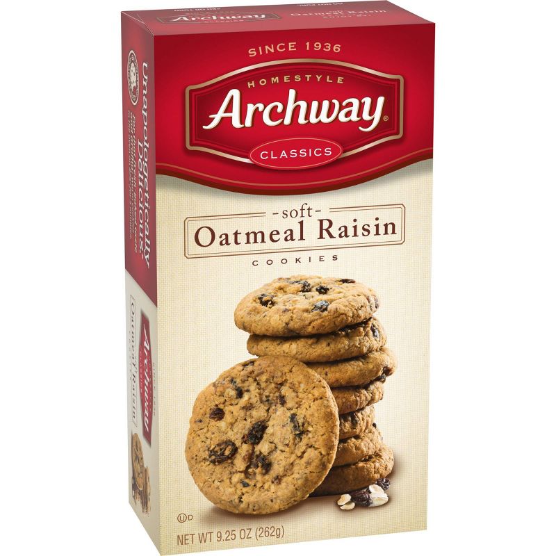 Homestyle Archway Classics Soft Oatmeal Raisin Cookies - 9.25oz