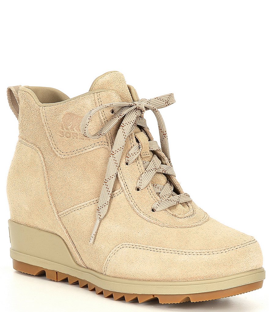 Sorel Evie Sport Lace Waterproof Wedge Booties