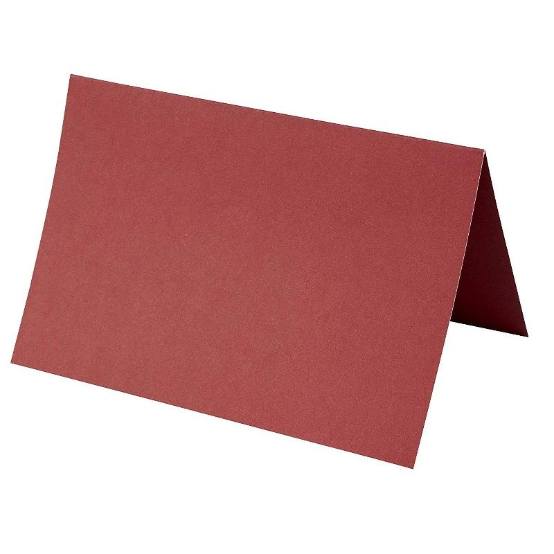 Sustainable Greetings 48-Pack Red Blank Greeting Cards, Plain Thank You Cards, Birthday & Invitations Cards, 4 x 6 in