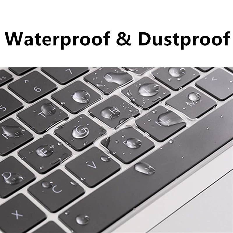 2020 MacBook Air 13 inch Keyboard Cover Newest Version Soft Silicone Skin Protector for MacBook Air 13Inch Touch ID with Retina Display A2337A2179 US Layout 2020d Rose Pink