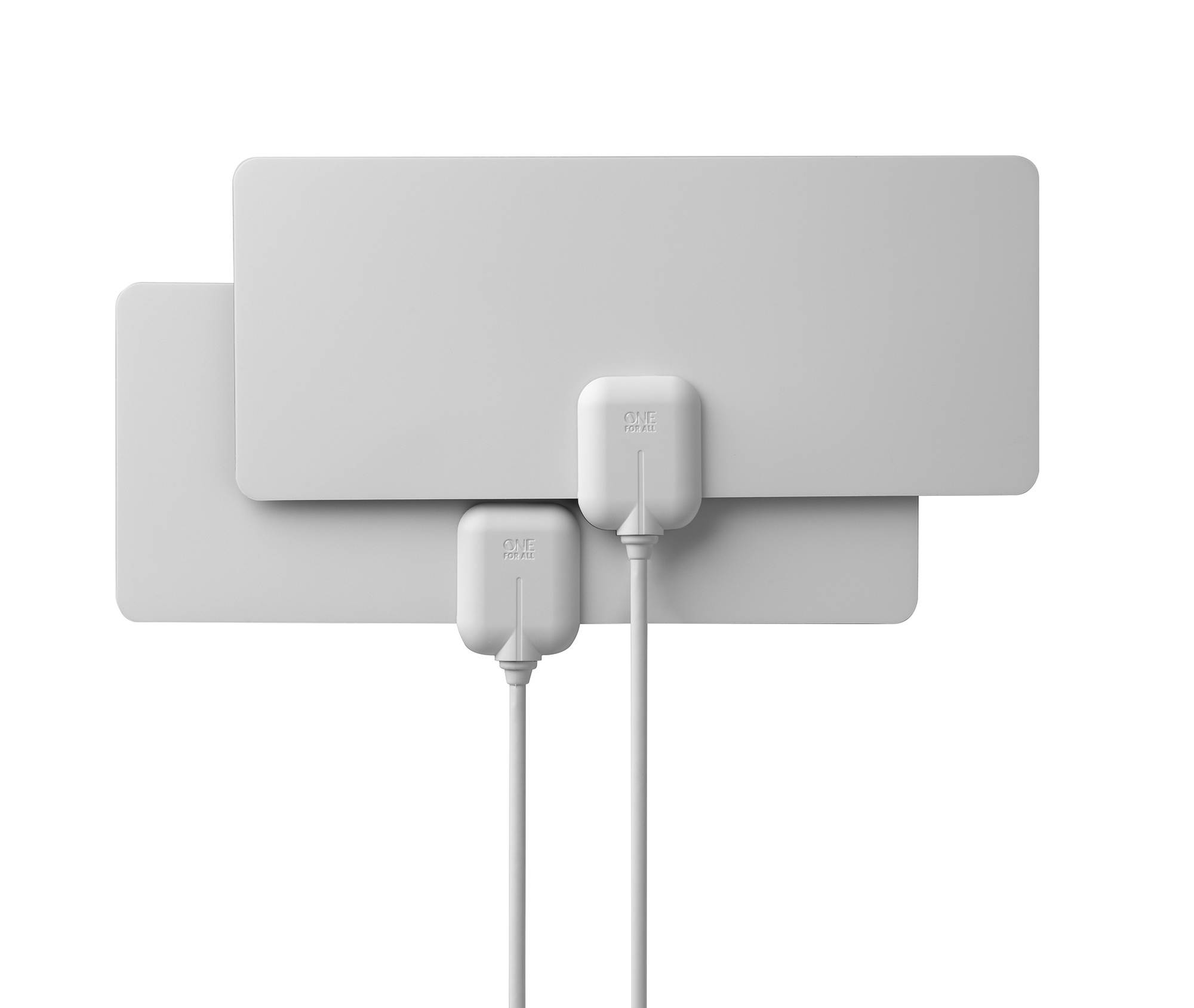 One For All 14502 Indoor Flat HDTV Antennas, White (2 Pack)