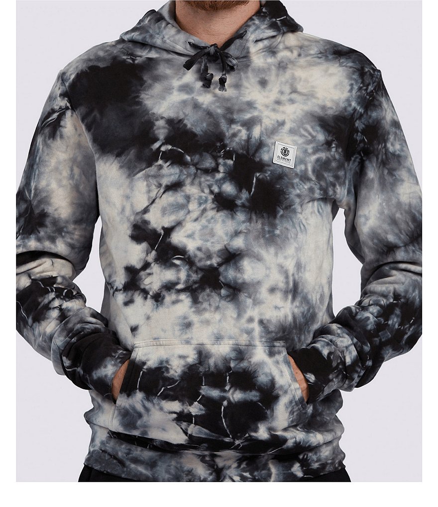 Element Wilson Tie-Dye Long-Sleeve Fleece Hoodie