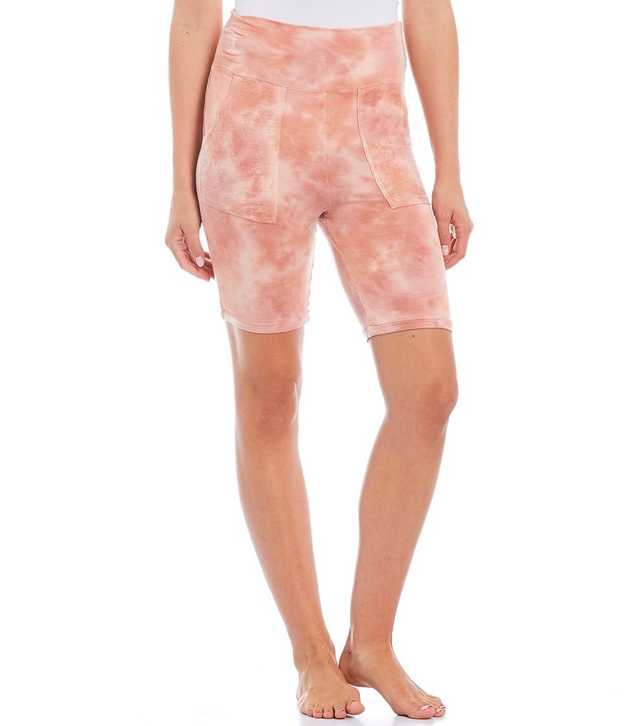 Honeydew Intimates Daze Off Tie-Dye Print French Terry Coordinating Lounge Biker Shorts