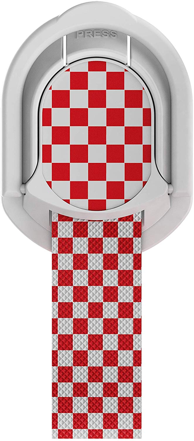 Ghostek Loop Phone Ring Holder Strap with Stand and Smartphone Car Holder Magnet Cute iPhone Grips for Women Perfect for Taking Selfies Removable for Wireless Charging Compatible - (Floral Fuchsia)