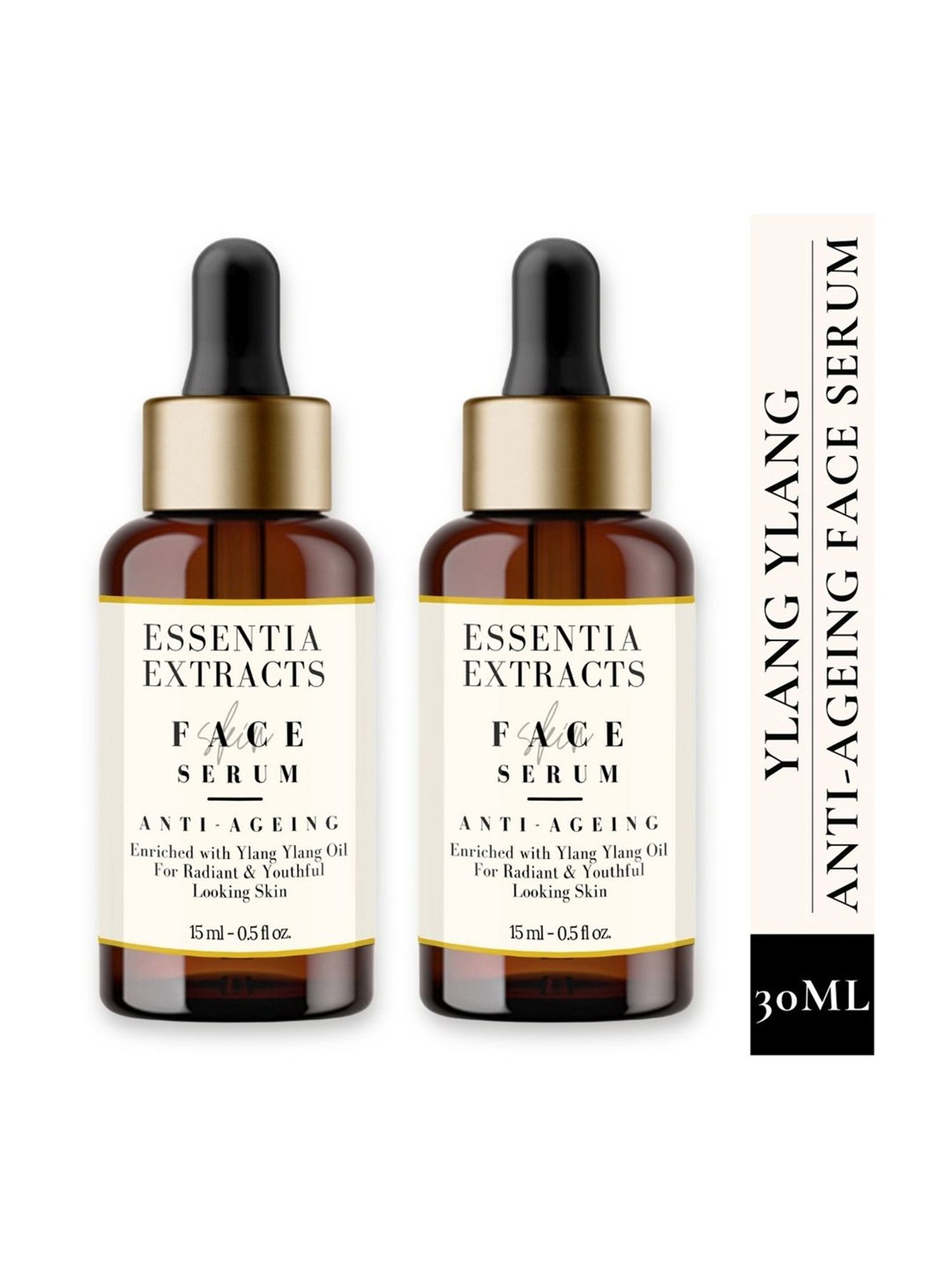 Essentia Extracts Anti-Ageing Face Serum (Pack of 2) - 30 ml