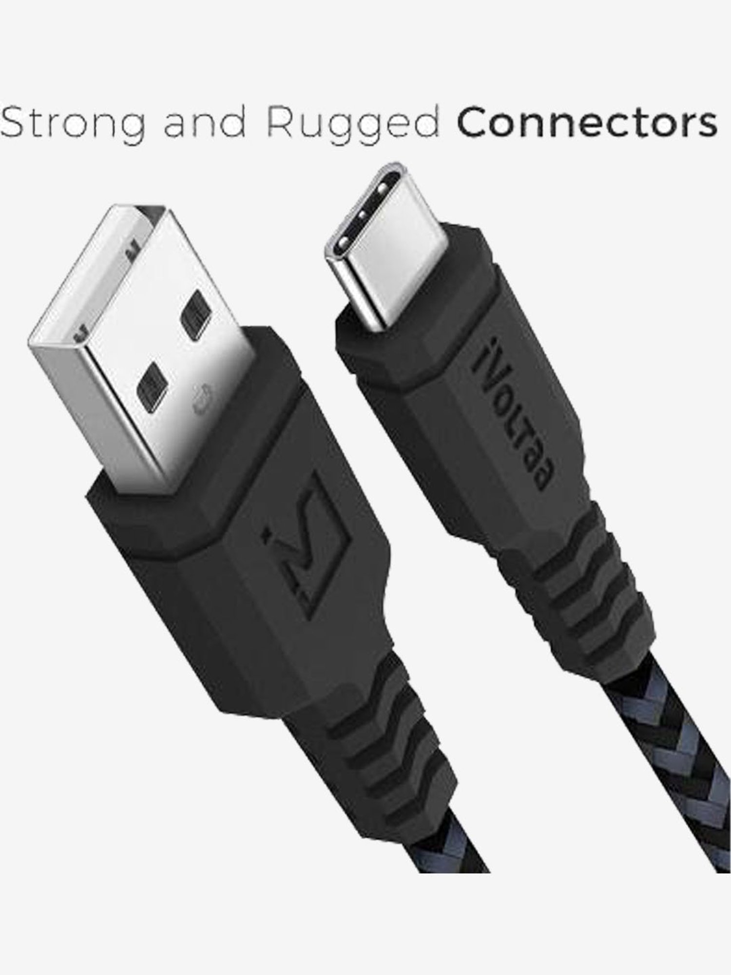 Moerdon SCB138 Fast Charging Data transfer Cable with LED indicator (Black)