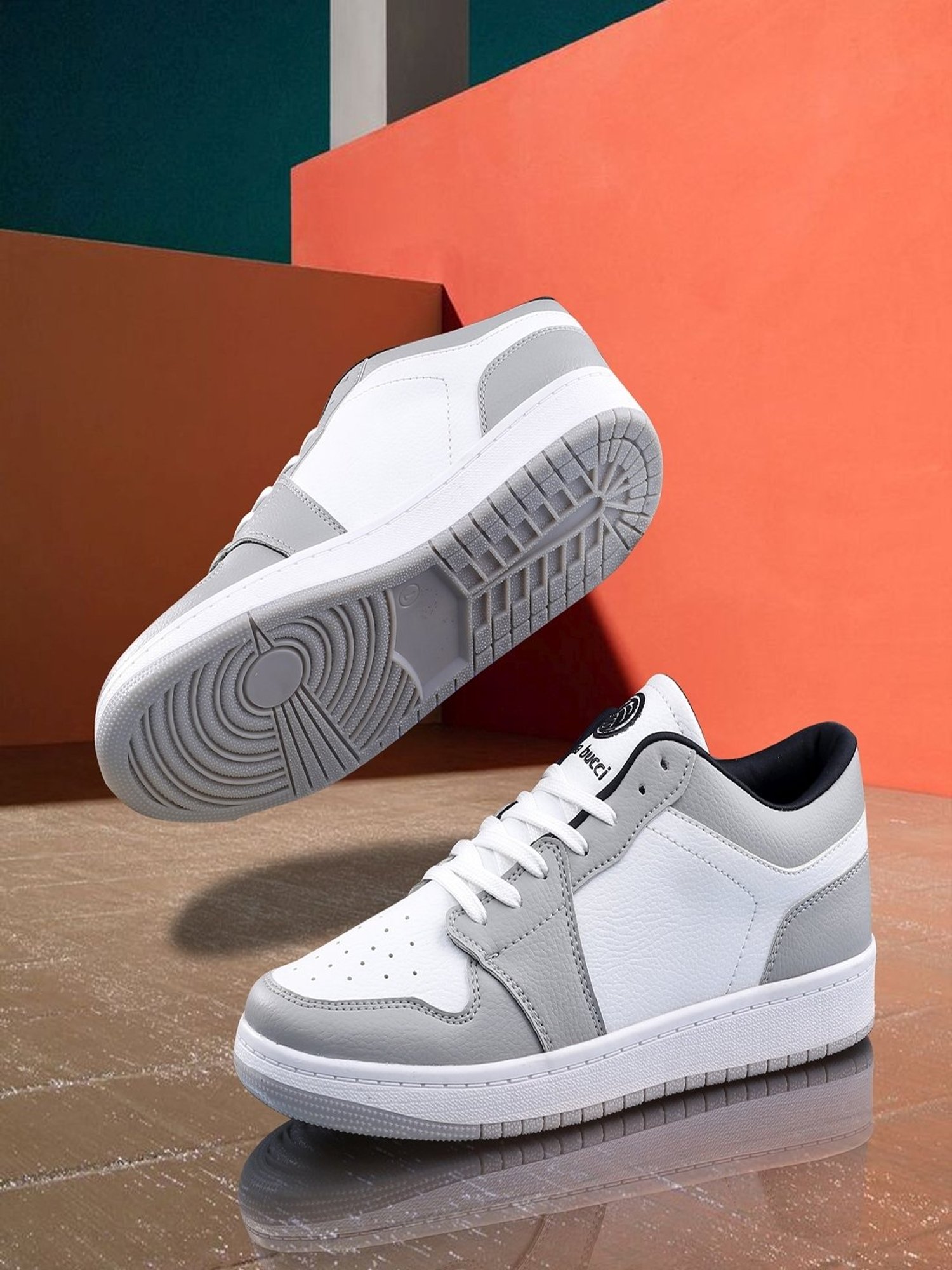 Bacca Bucci Men's GOOSE Grey Casual Sneakers