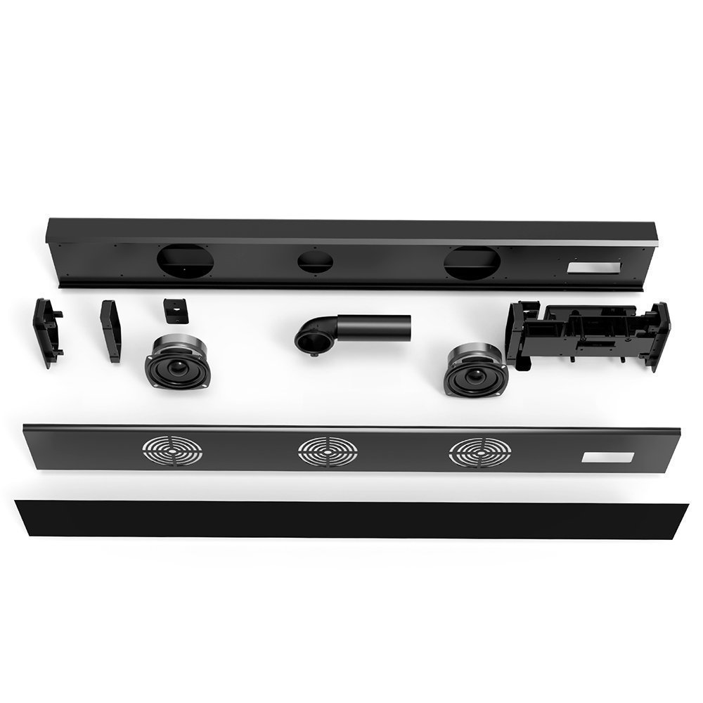 Mighty Rock Sound Bars for TV 30-inch 2.0 Channel Home Theater Speaker Wired and Wireless Surround Stereo Sound Audio for TV with Remote Control