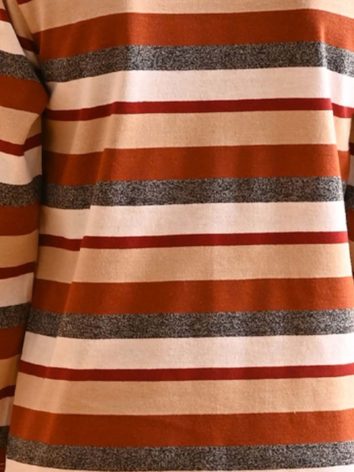 Anthrilo Kids Multicolour Cotton Striped Full Sleeves T-Shirt & Trouser