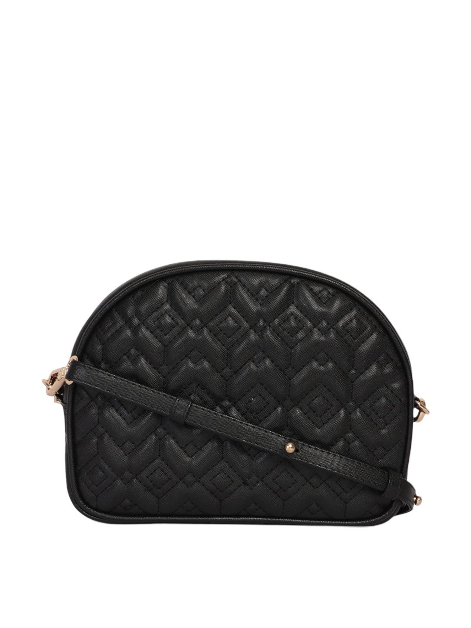 Bagsy Malone Black Textured Sling Bag