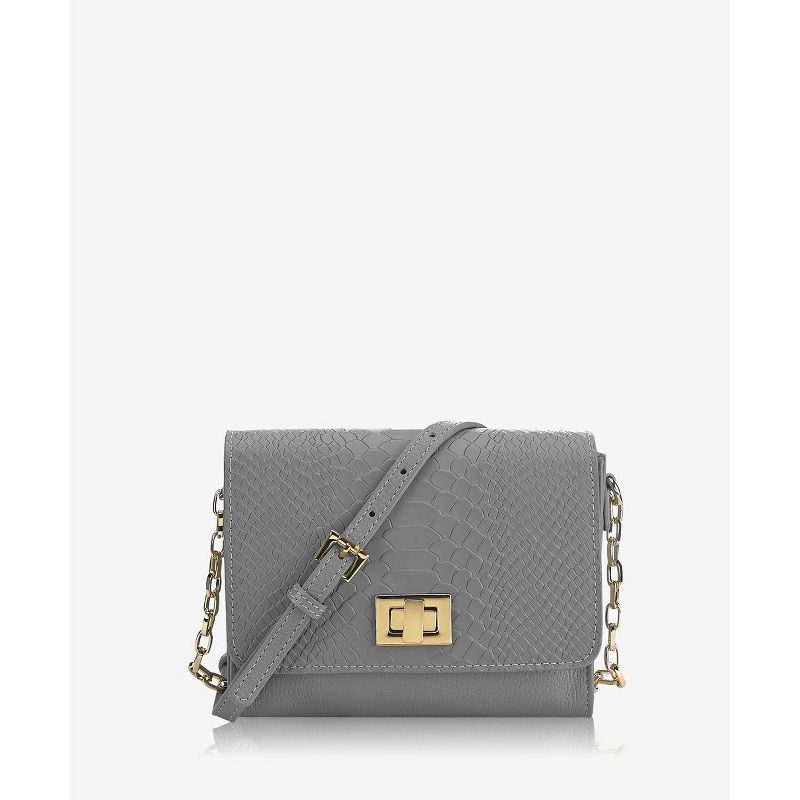 GiGi New York Gray Catie Crossbody Bag