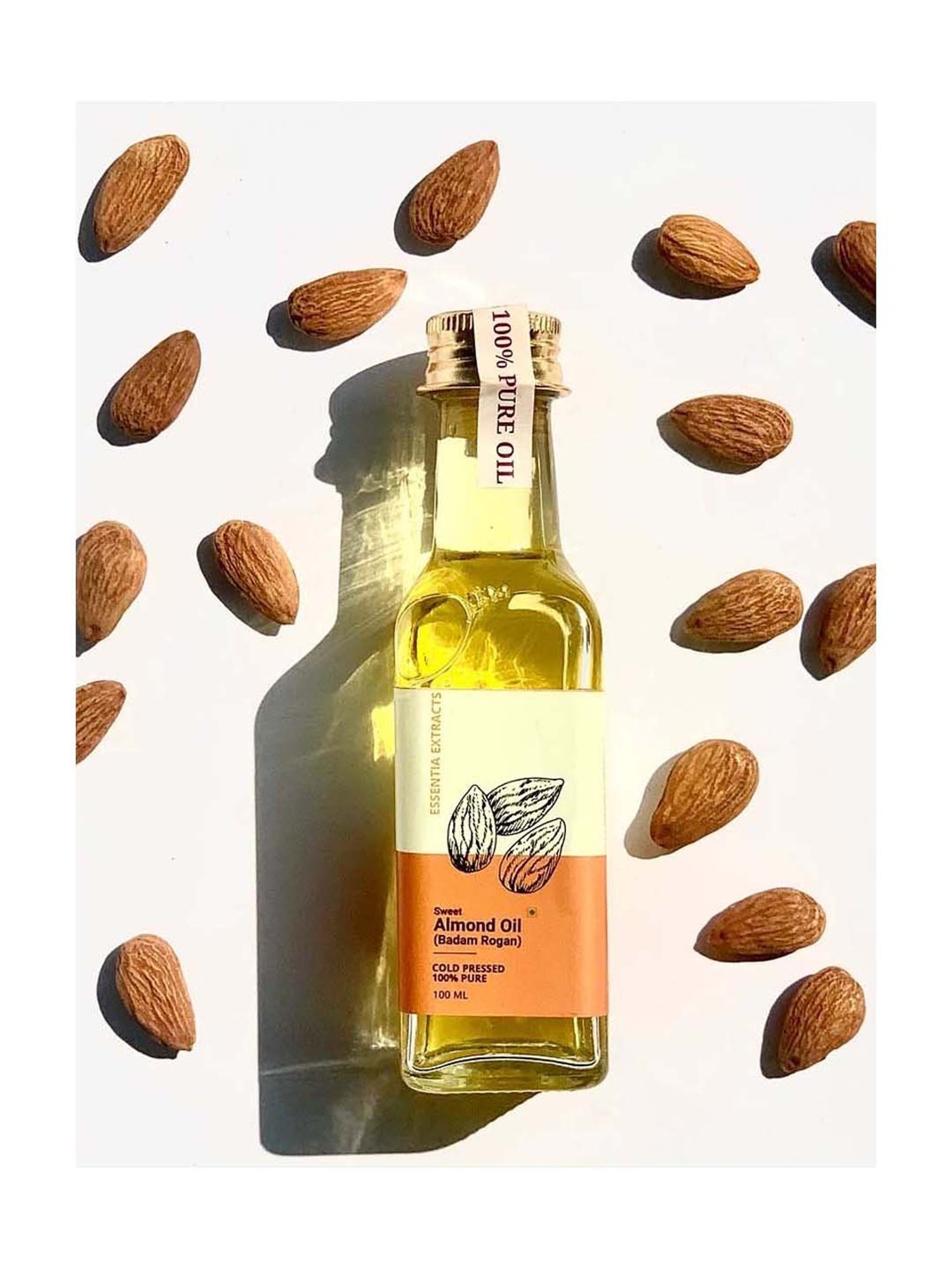 Essentia Extracts Cold-pressed Almond Oil - 100 ml