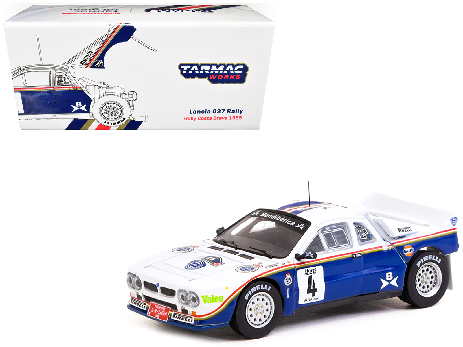 Lancia Delta HF Integrale Evoluzione #2 Carlos Sainz - Luis Moya "Jolly Club" "Tour de Corse - Rallye de France" (1993) 1/18 Diecast Model Car by Kyosho