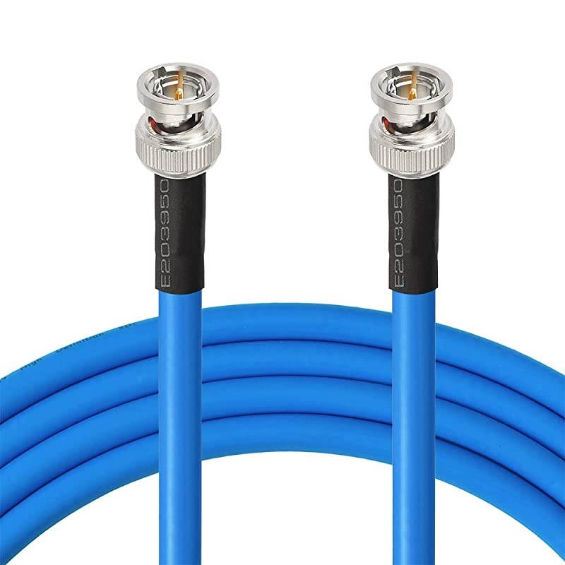 SDI Cable BNC Cable 3G/6G/12G (Belden 1694A),10FT/15FT/30FT/50FT/100FT/200FT,Supports HD-SDI/3G-SDI/4K/8K,SDI Video Cable Precision Video Cable(1Pcs)