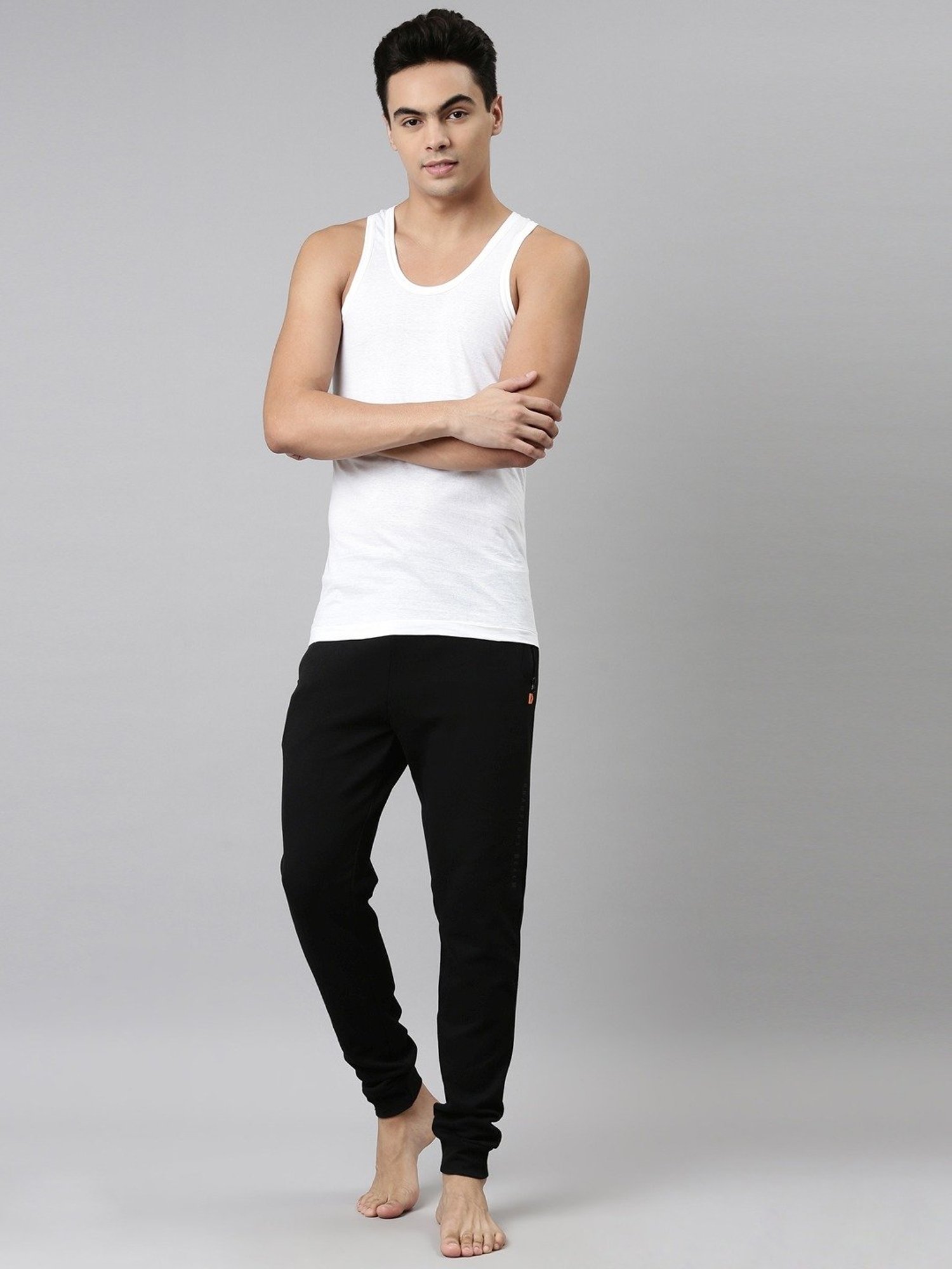 Dixcy Josh White Cotton Regular Fit Vest - Pack Of 5