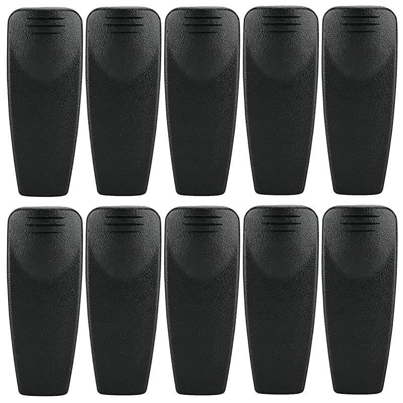 Belt Clip for Motorola HT750 HT1225 HT1250 GP328 GP338 GP340 GP360 GP380 GP640 PRO5150 PRO5750 PRO5450 PRO5350 Two Way Radios (10 Pack)