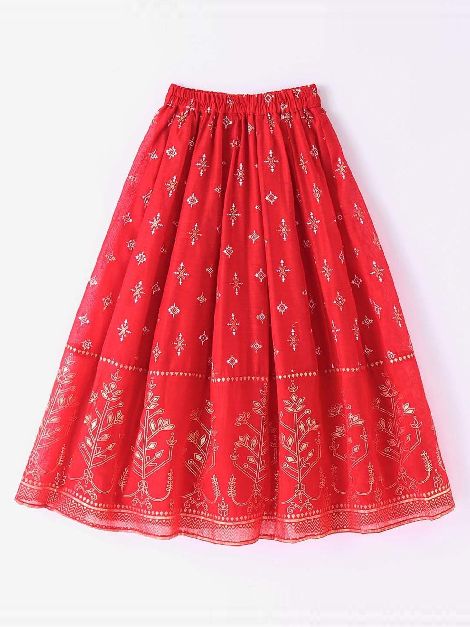 TWISHA Kids Blue & Red Applique Top Set