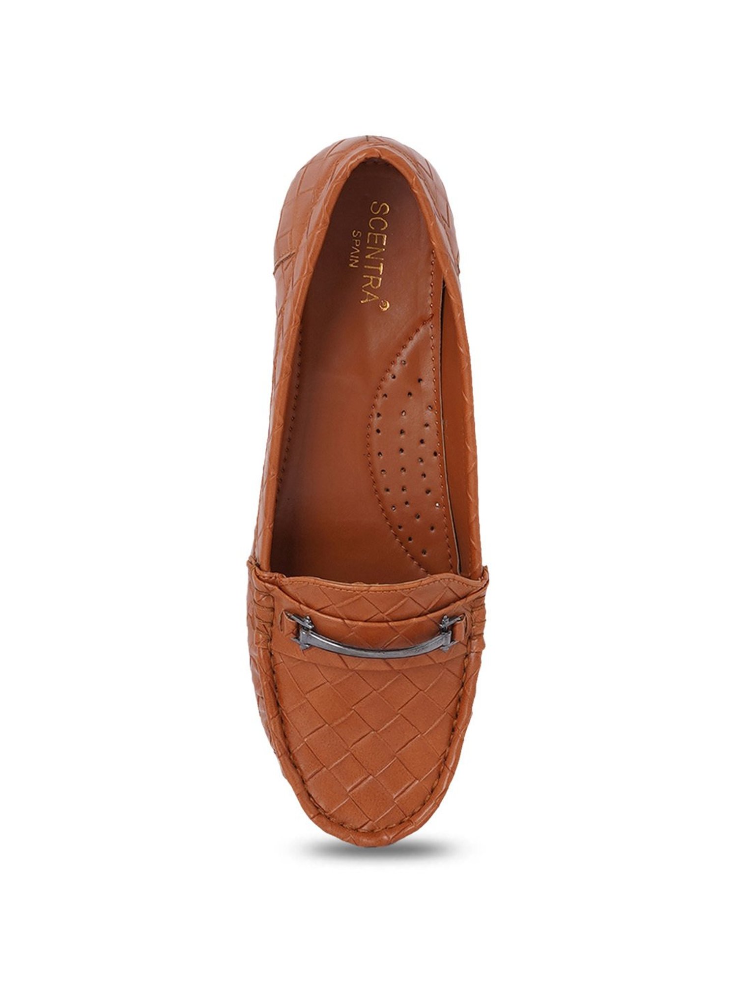 Scentra Women's Tan Casual Loafers