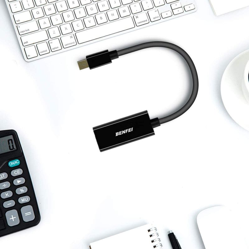 Mini DisplayPort to HDMI Adapter 2 Pack,Mini DP(Thunderbolt) to HDMI Converter Gold-Plated Cord Compatible for MacBook Pro, MacBook Air, Mac Mini, Microsoft Surface Pro 3/4, etc